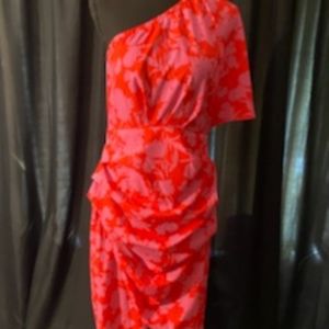 Pink and red dress, size L